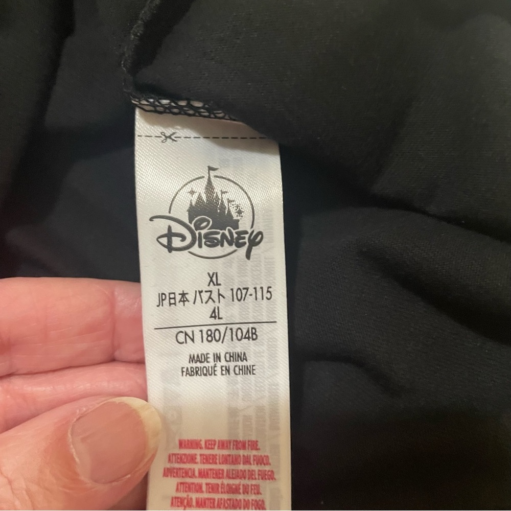 NWT Disney Star Wars Logo Sequins Black Women’s T-shirt Short Sleeve Top XL - Picture 7 of 9